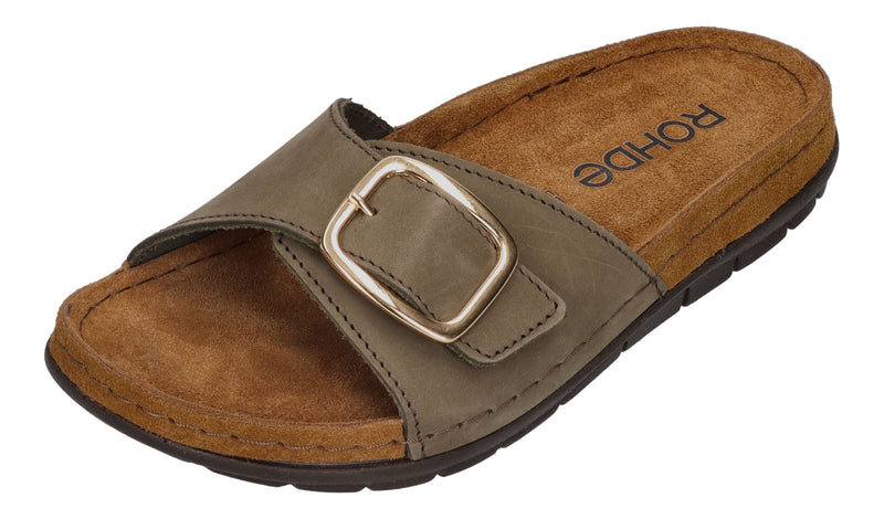 ROHDE Damenschuhe - Pantoletten RODIGO-D 5875 - olive