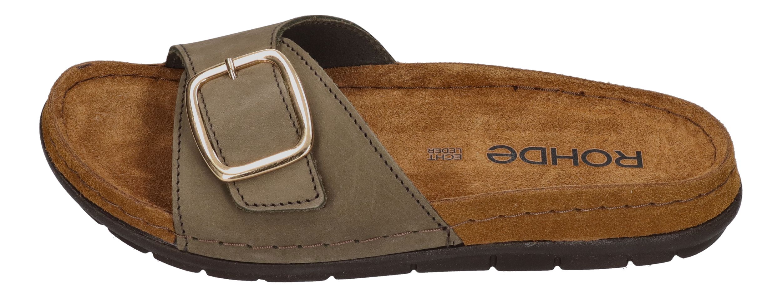 ROHDE Damenschuhe - Pantoletten RODIGO-D 5875 - olive