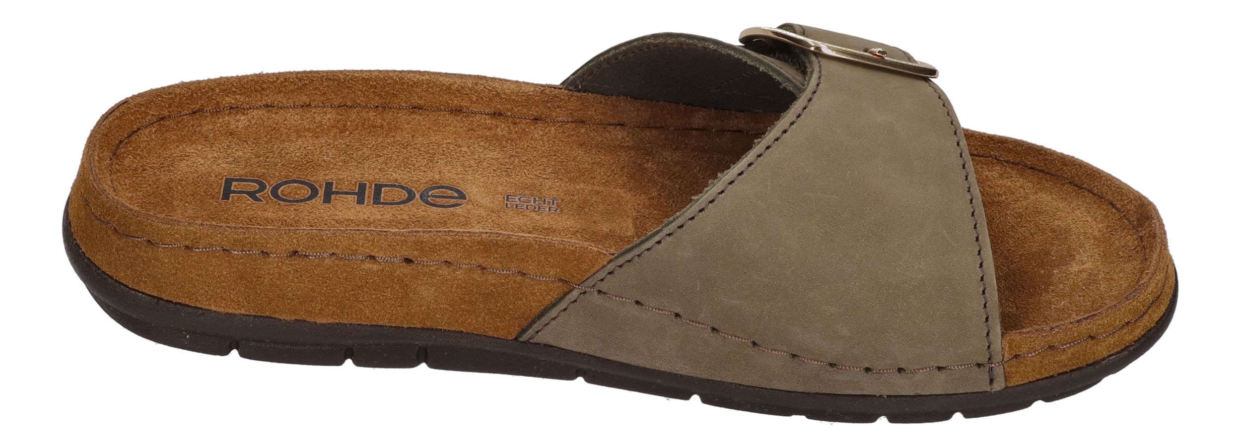 ROHDE Damenschuhe - Pantoletten RODIGO-D 5875 - olive