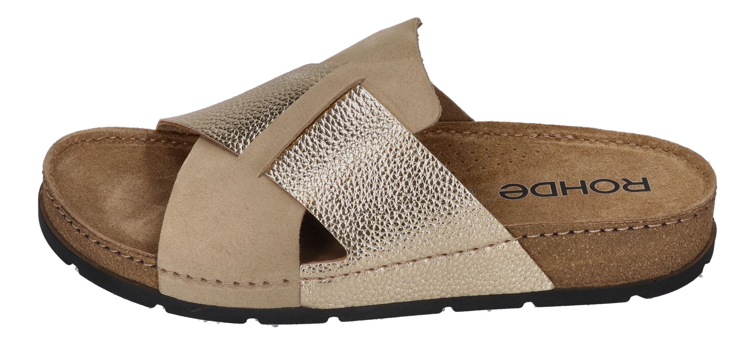 ROHDE Damenschuhe - Pantoletten SOAVE 5410-29 - gold