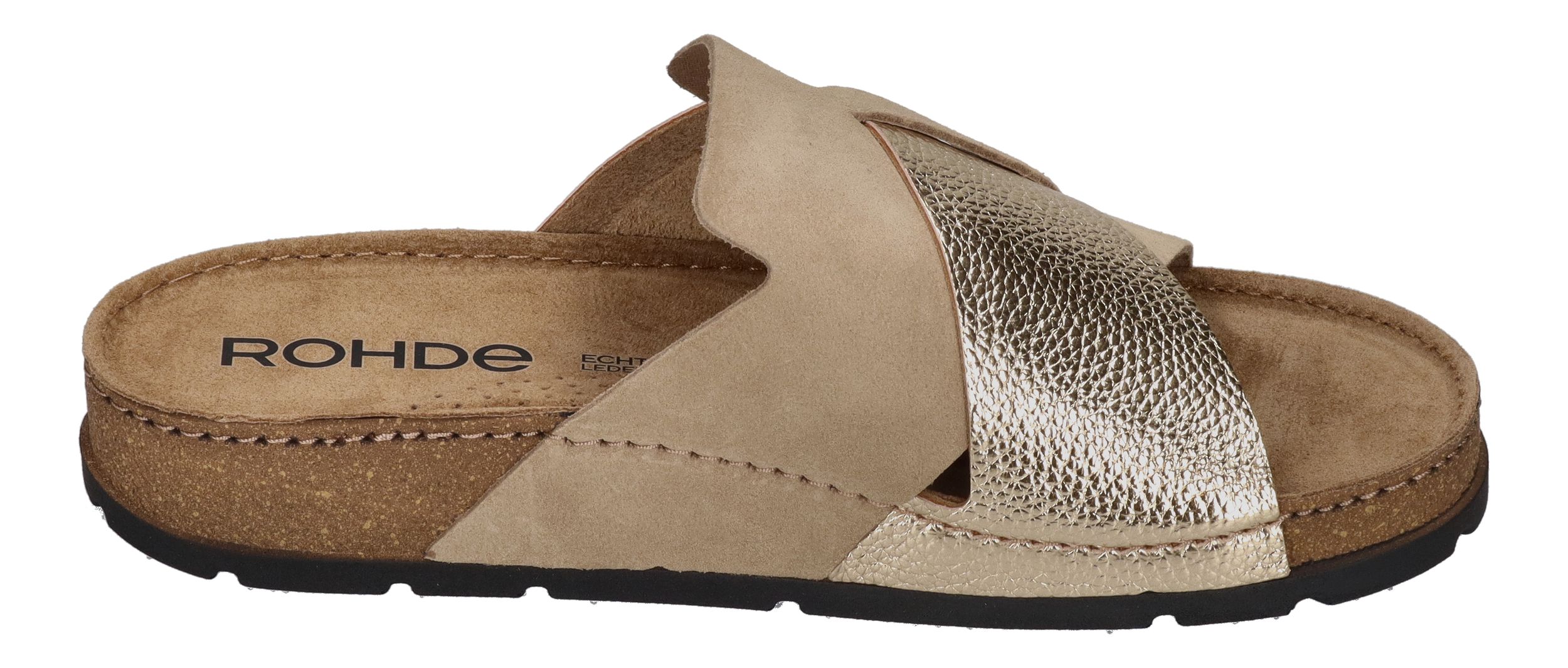 ROHDE Damenschuhe - Pantoletten SOAVE 5410-29 - gold