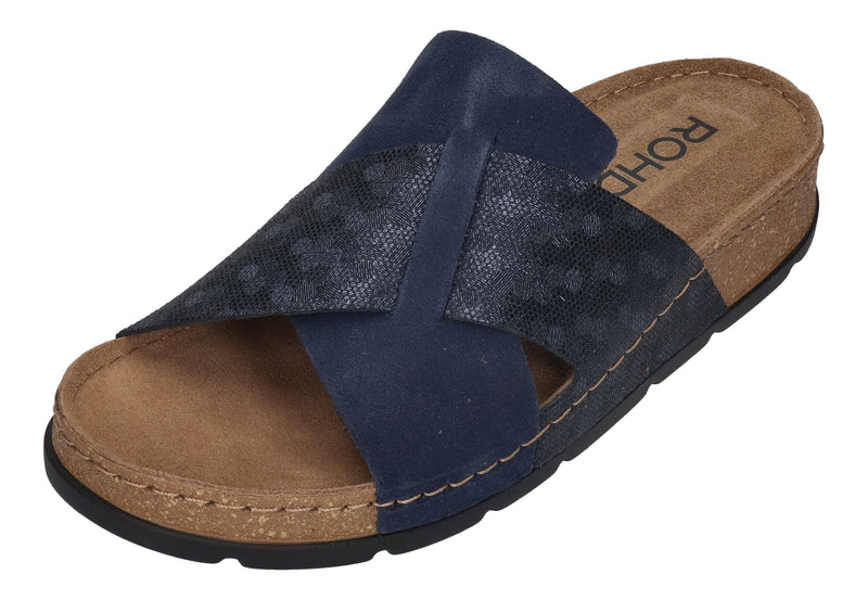 ROHDE Damenschuhe - Pantoletten SOAVE 5410-55 - jeans