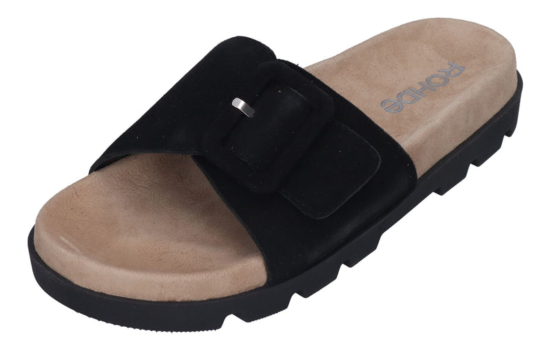 ROHDE Damenschuhe - Pantoletten VENEZIA 6311 - schwarz