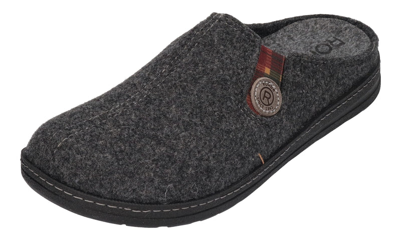 ROHDE Herren - Hausschuhe ASIAGO-G 7142-82 anthrazit