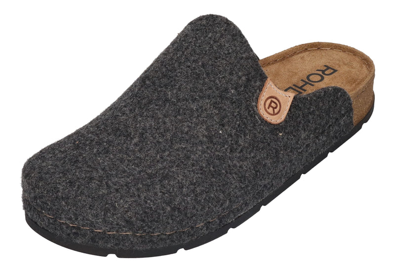 ROHDE Herren - Hausschuhe H.Soave 6751-82 - anthrazit