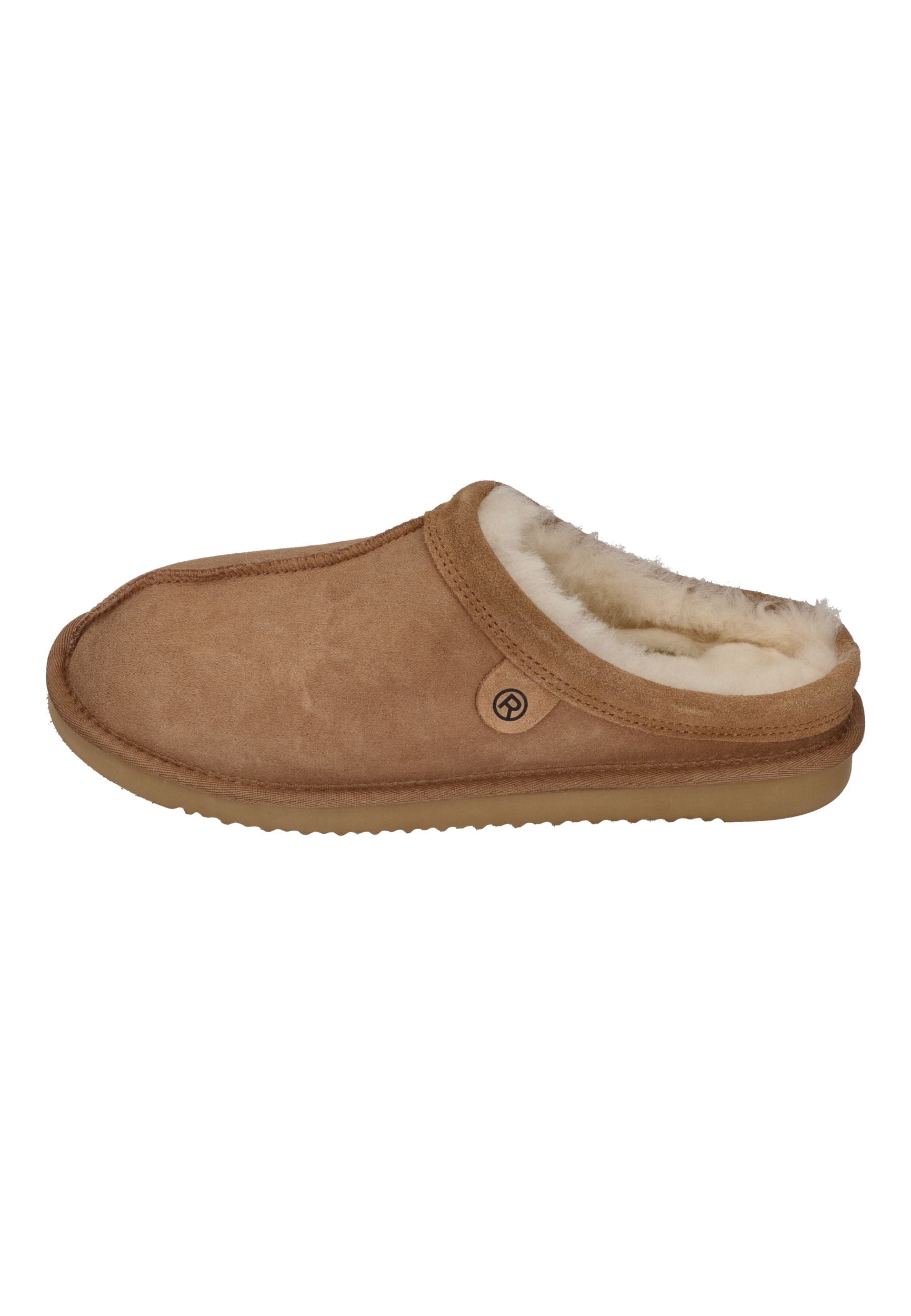 ROHDE Herren Lammfell Hausschuhe - LIVIGNO 7150 cuoio