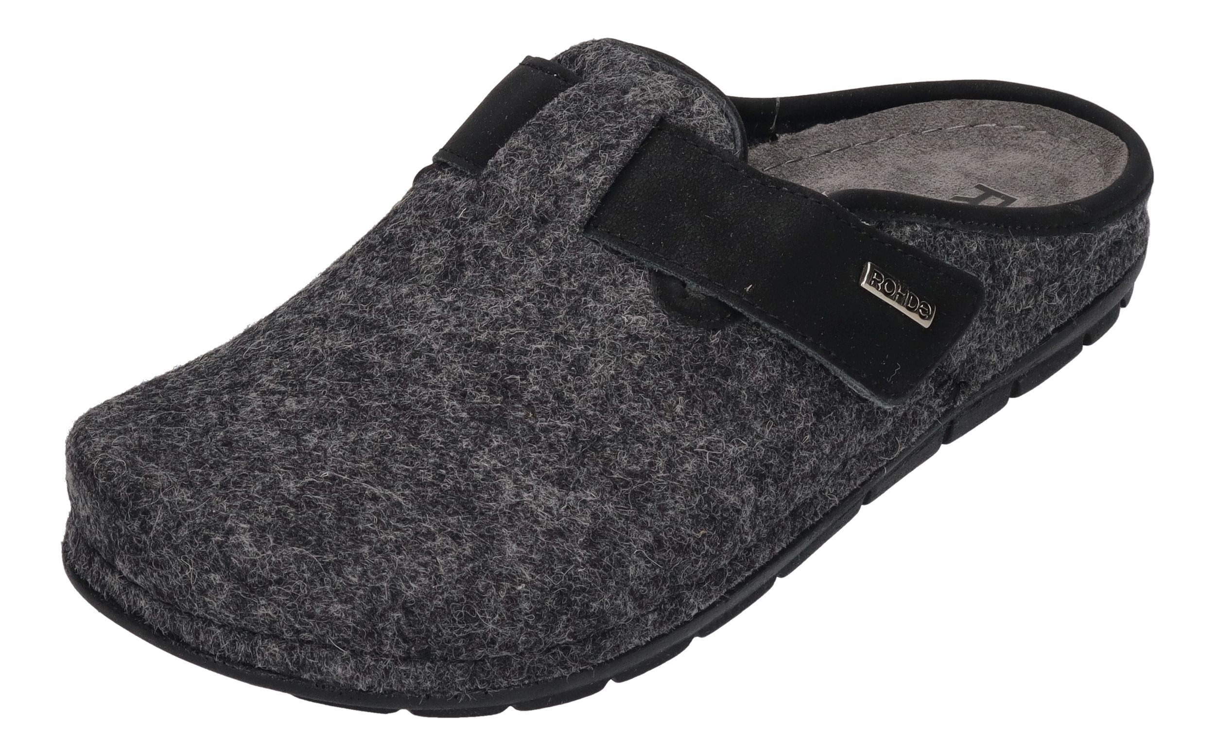 ROHDE Herren - Pantoletten RODIGO-H 6741-90 schwarz