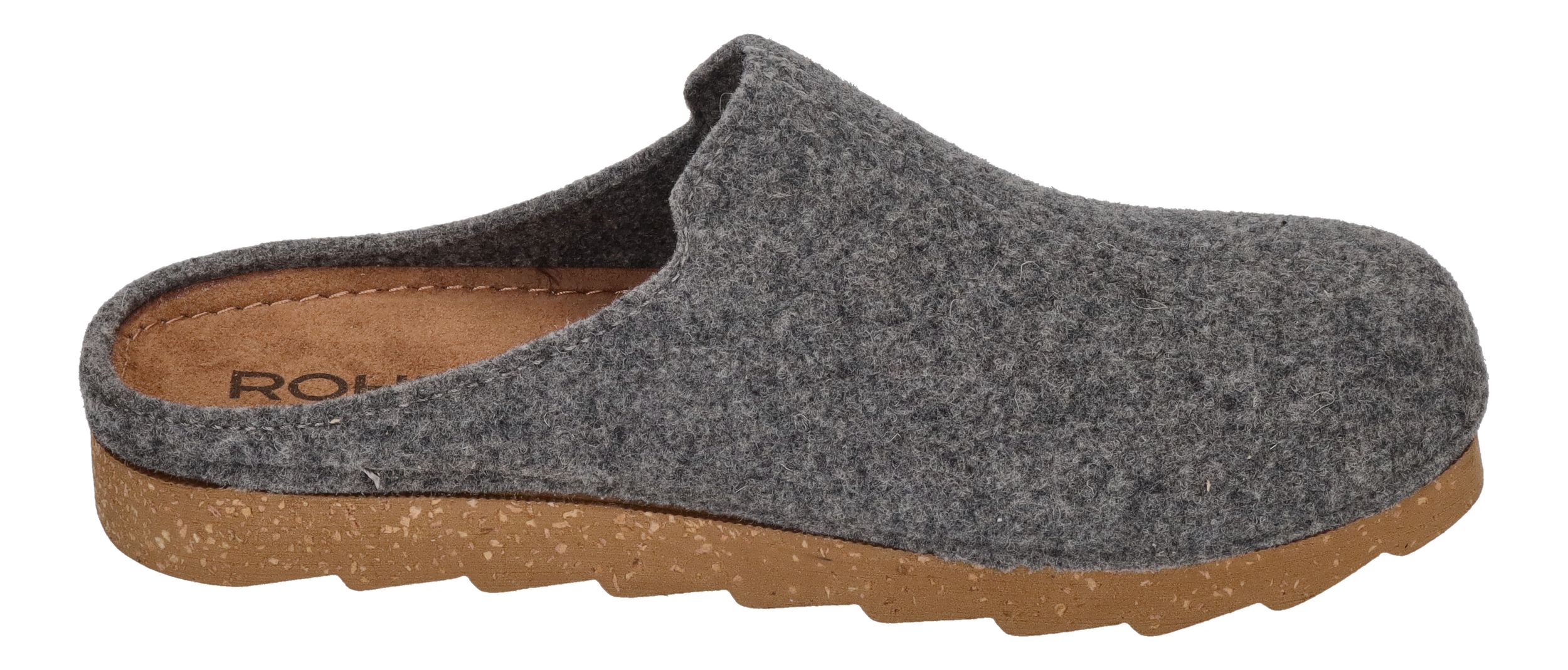 ROHDE Herrenschuhe Hausschuhe FOGGIA-H 7100-80 grau