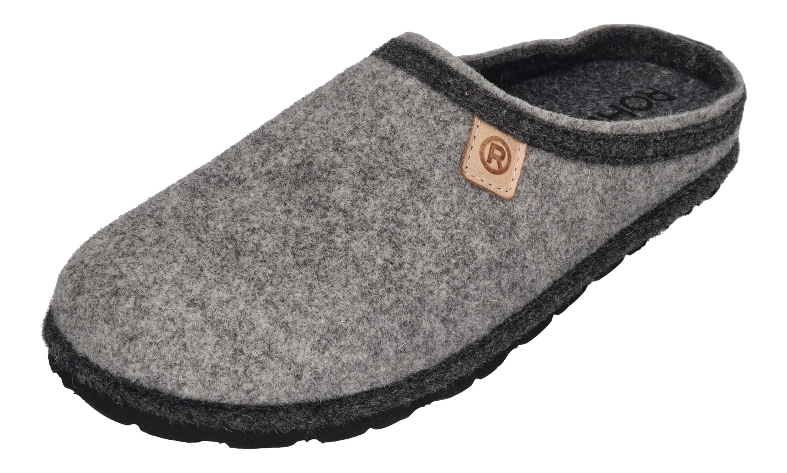 ROHDE Herrenschuhe Hausschuhe - H.MERAN 6910-80 grau