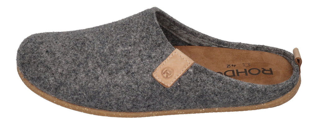 ROHDE Herrenschuhe Hausschuhe TIVOLI-H 6920-80 grau