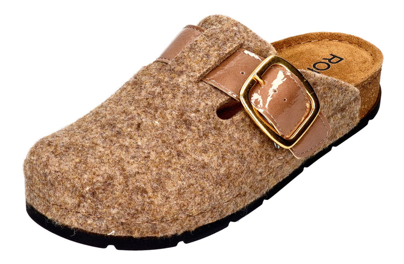 ROHDE Damenschuhe - Pantoletten D SOAVE 6012-17 leinen