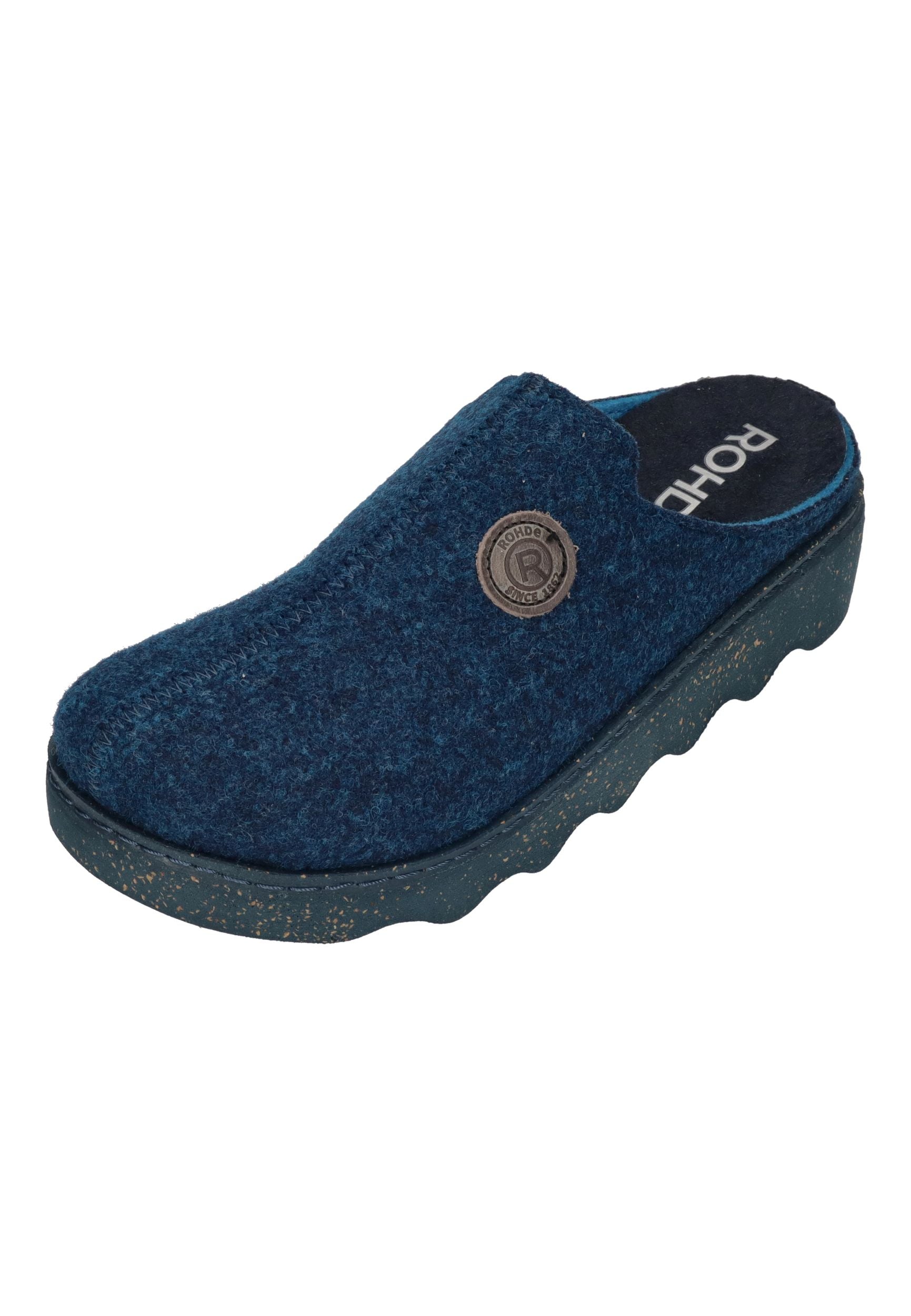 ROHDE Damen Hausschuhe - FOGGIA 6120-54 - Kobalt