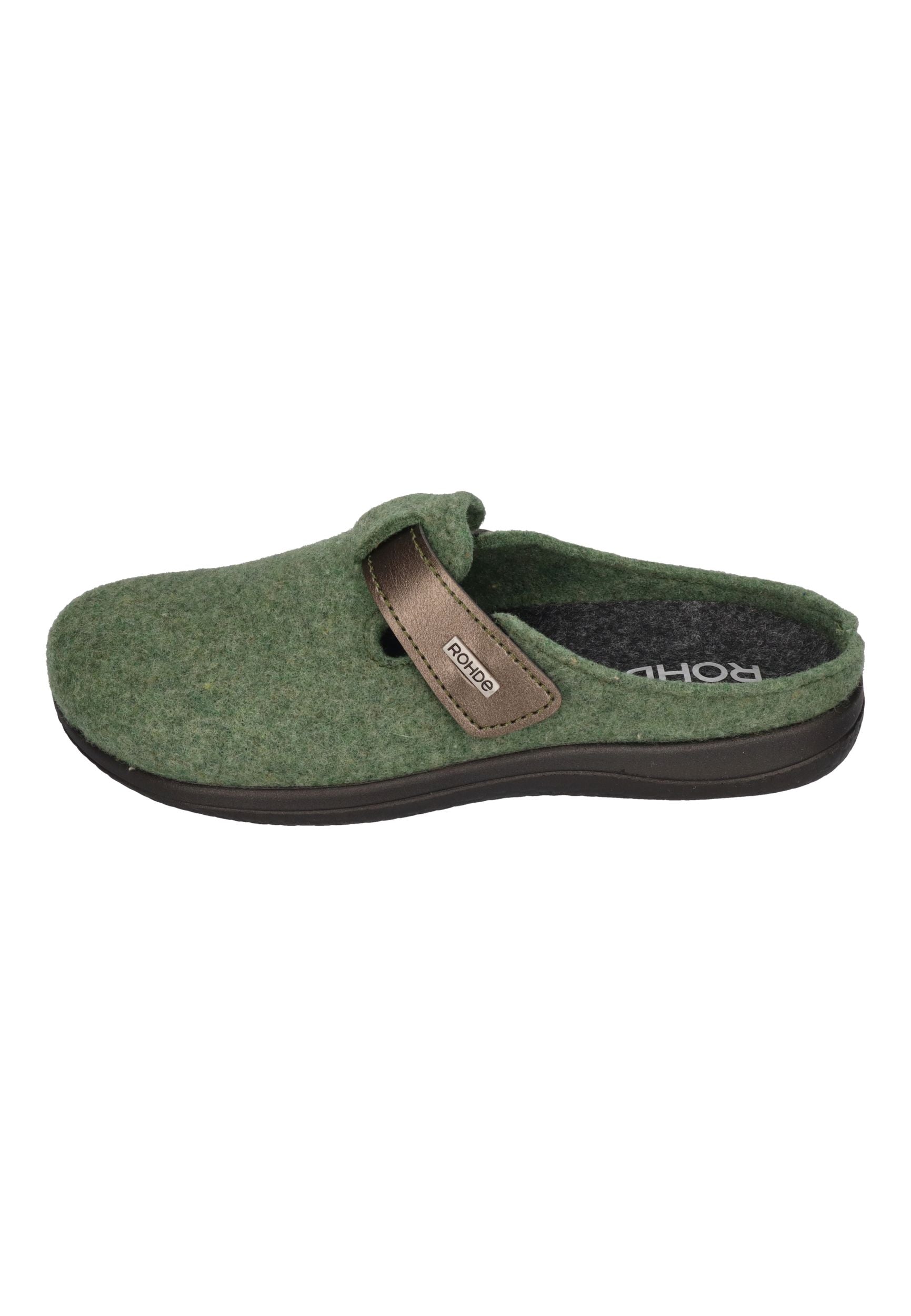 ROHDE Damenschuhe Hausschuhe - BARI 6549 pesto