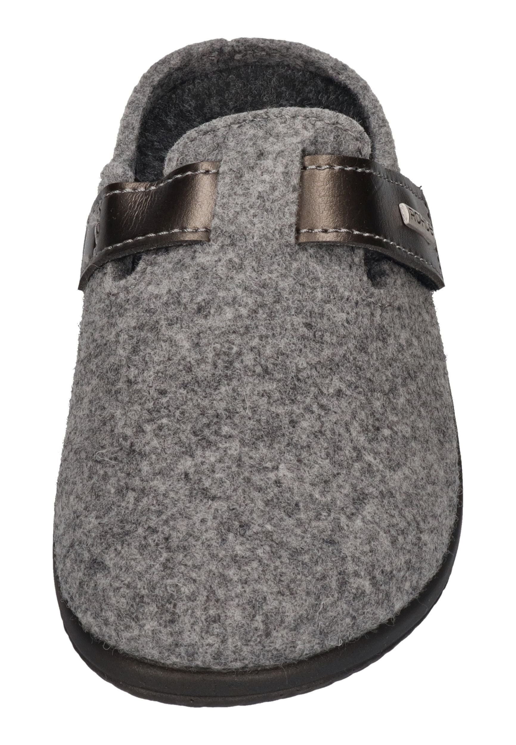 ROHDE Damenschuhe Hausschuhe - BARI 6549 grau