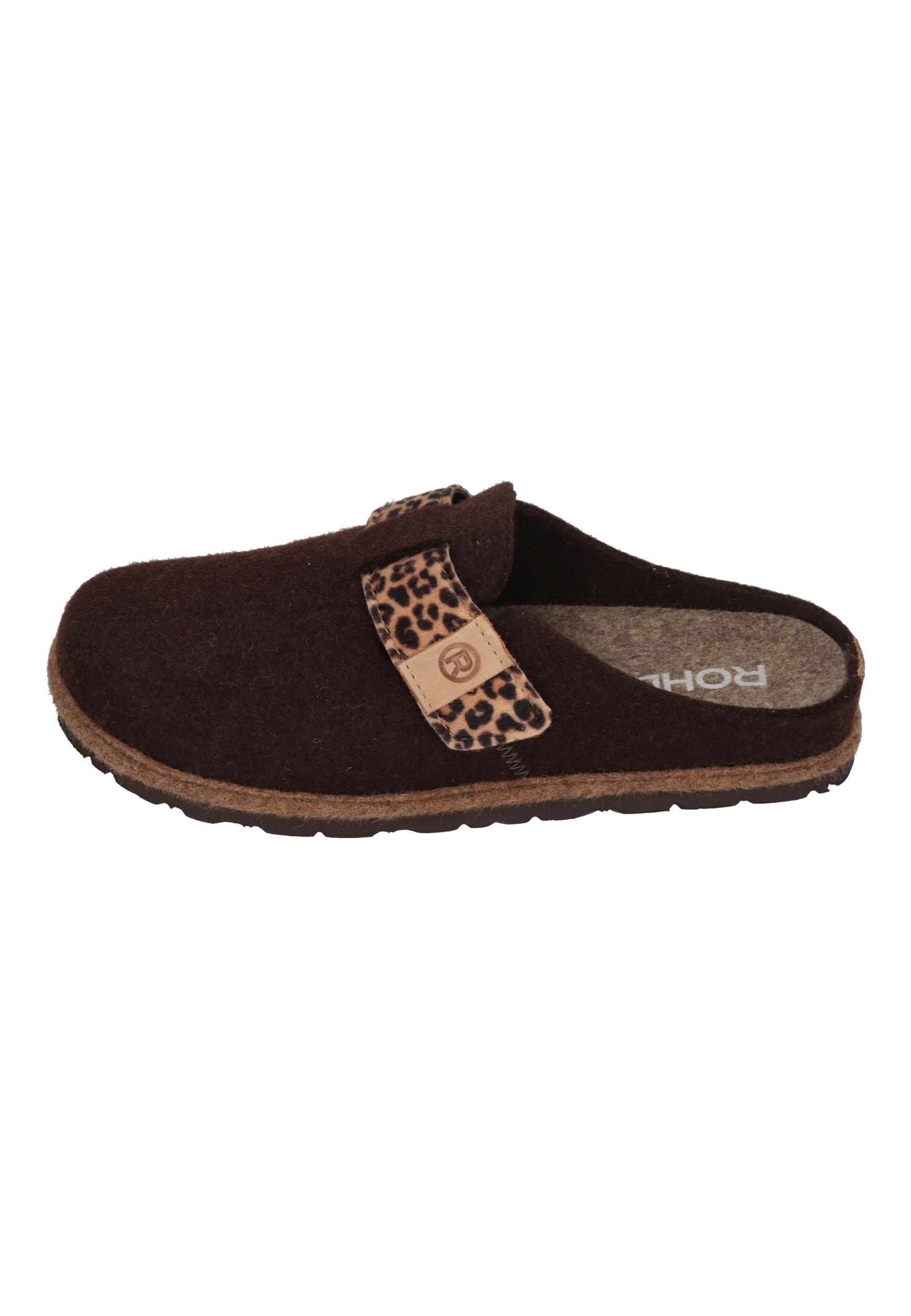 ROHDE Damenschuhe Hausschuhe - D.MERAN 6812 mocca