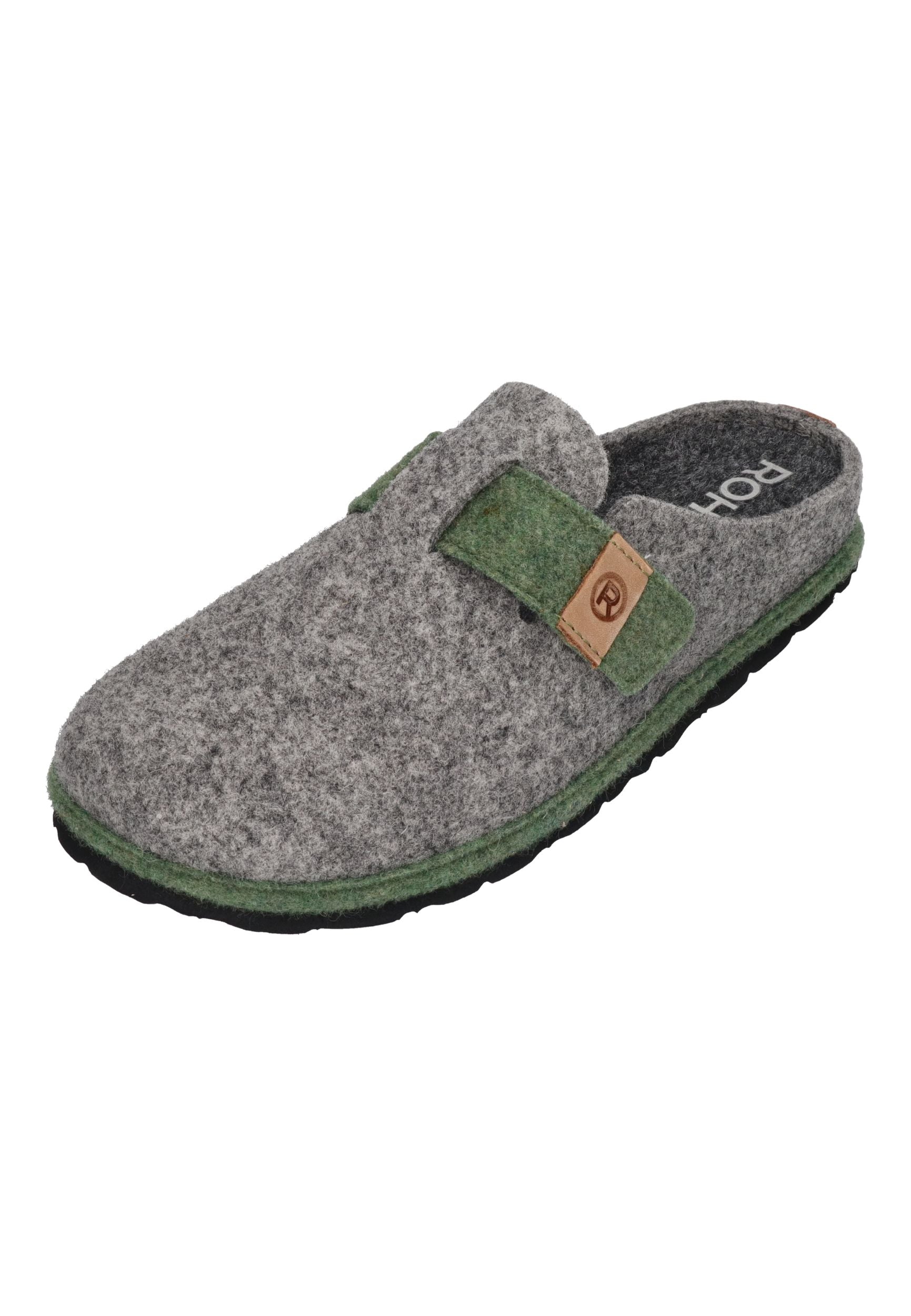 ROHDE Damenschuhe Hausschuhe - D.MERAN 6812 grau