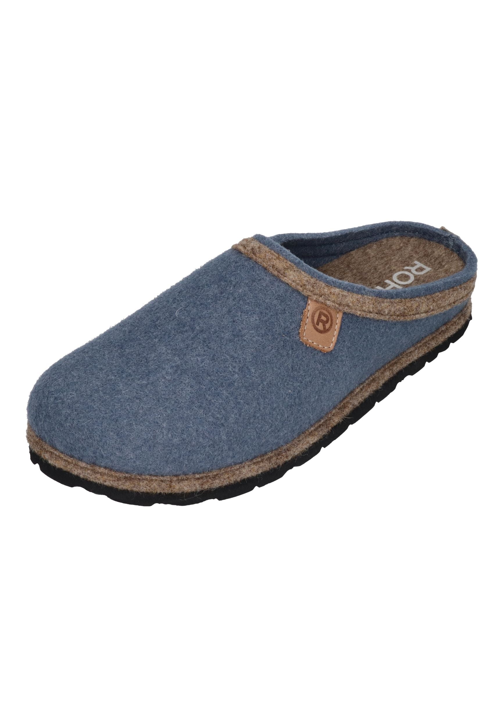 ROHDE Damenschuhe Hausschuhe - D.MERAN 6815 baltic