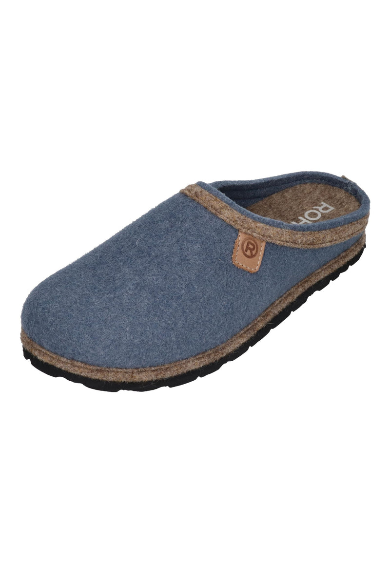 ROHDE Damenschuhe Hausschuhe - D.MERAN 6815 baltic