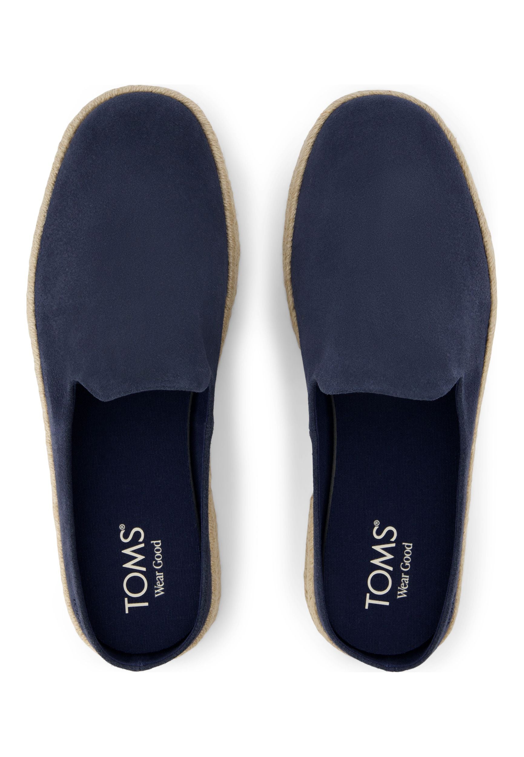 TOMS Herren Espadrilles SANTIAGO MULE 10021902 navy suede
