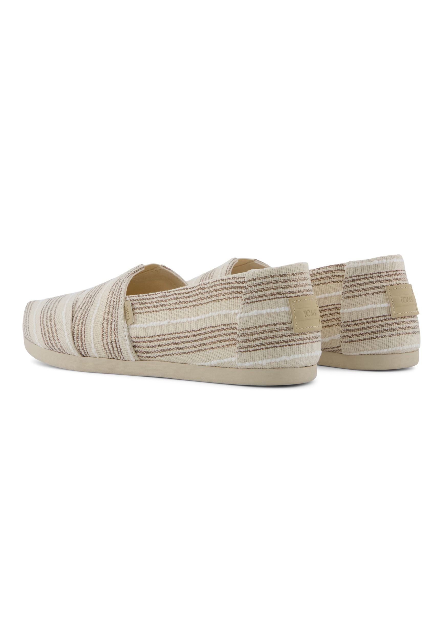 TOMS Damen Espadrilles ALPARGATA 10023037 natural metallic stripe