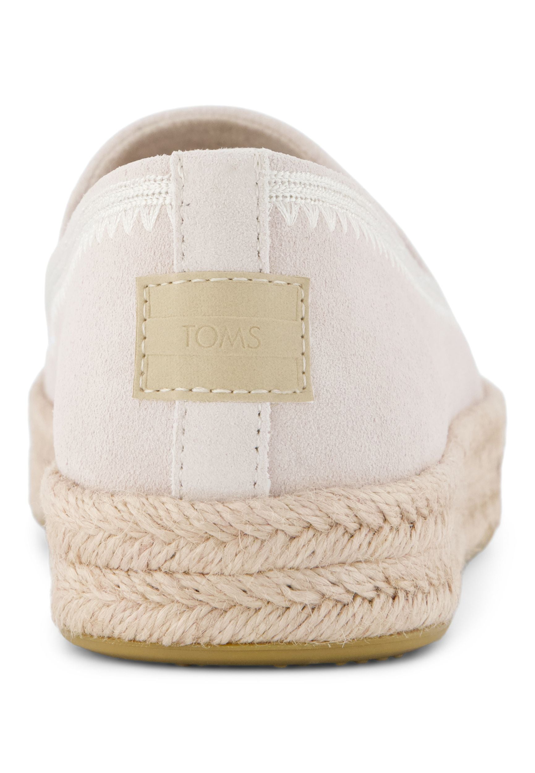 TOMS Damen Espadrilles CAROLINA 10023050 soft grey suede embroidery