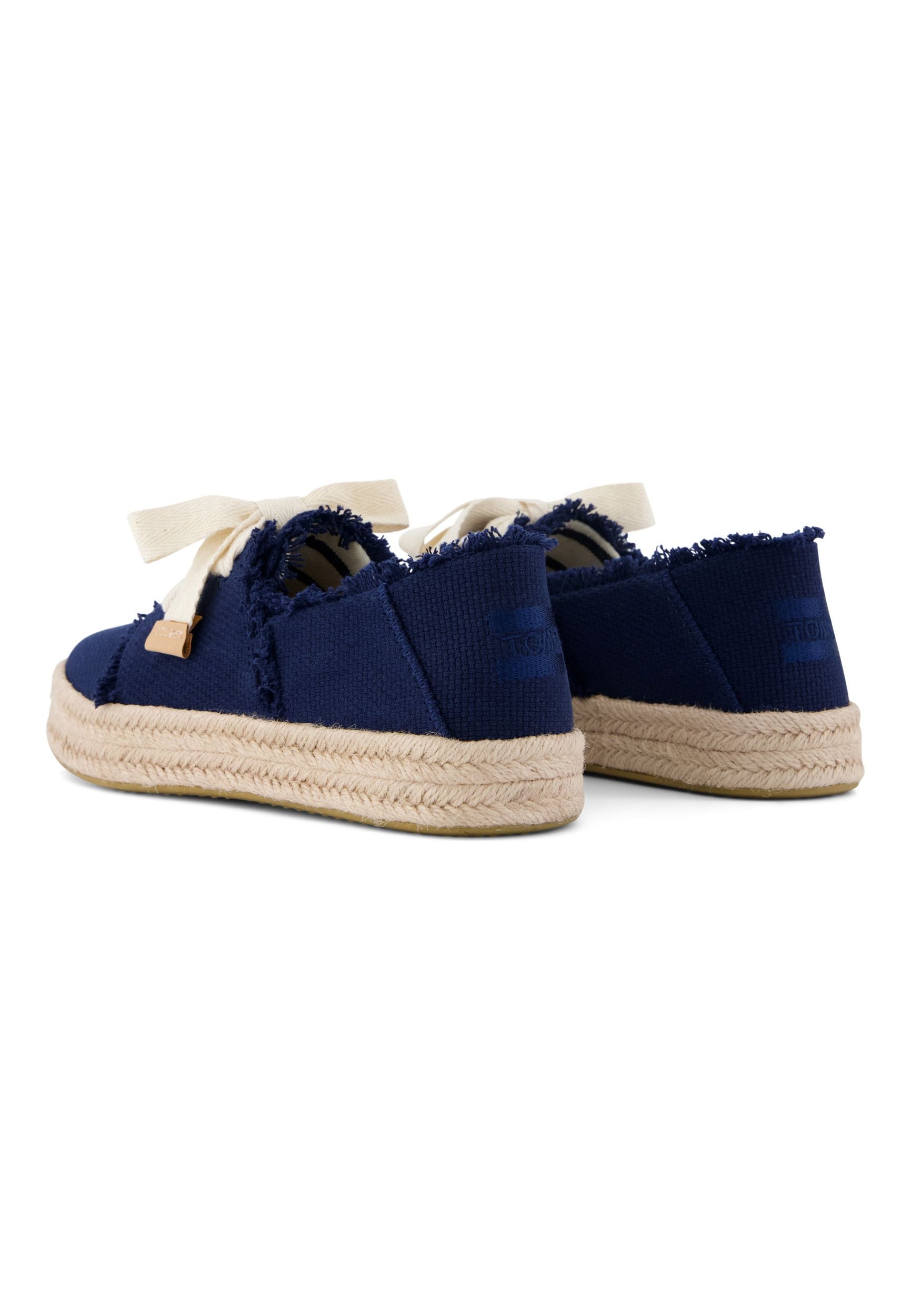 TOMS Damen Espadrilles CAROLINA LACE UP 10023056 navy beachside