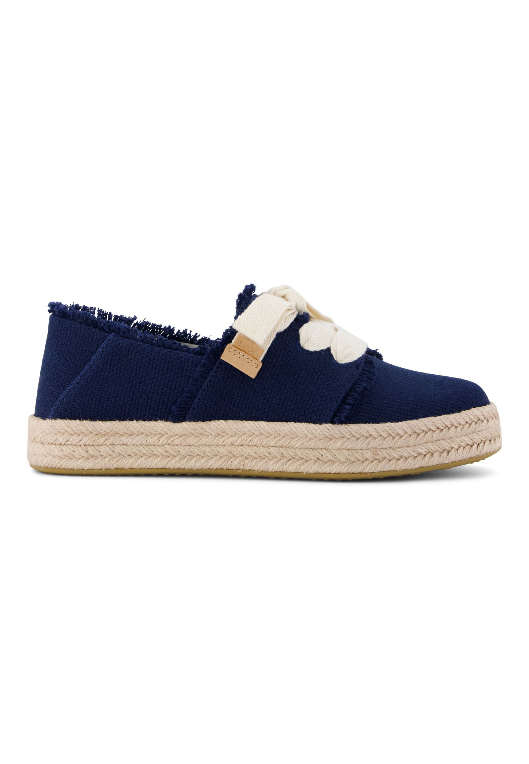 TOMS Damen Espadrilles CAROLINA LACE UP 10023056 navy beachside
