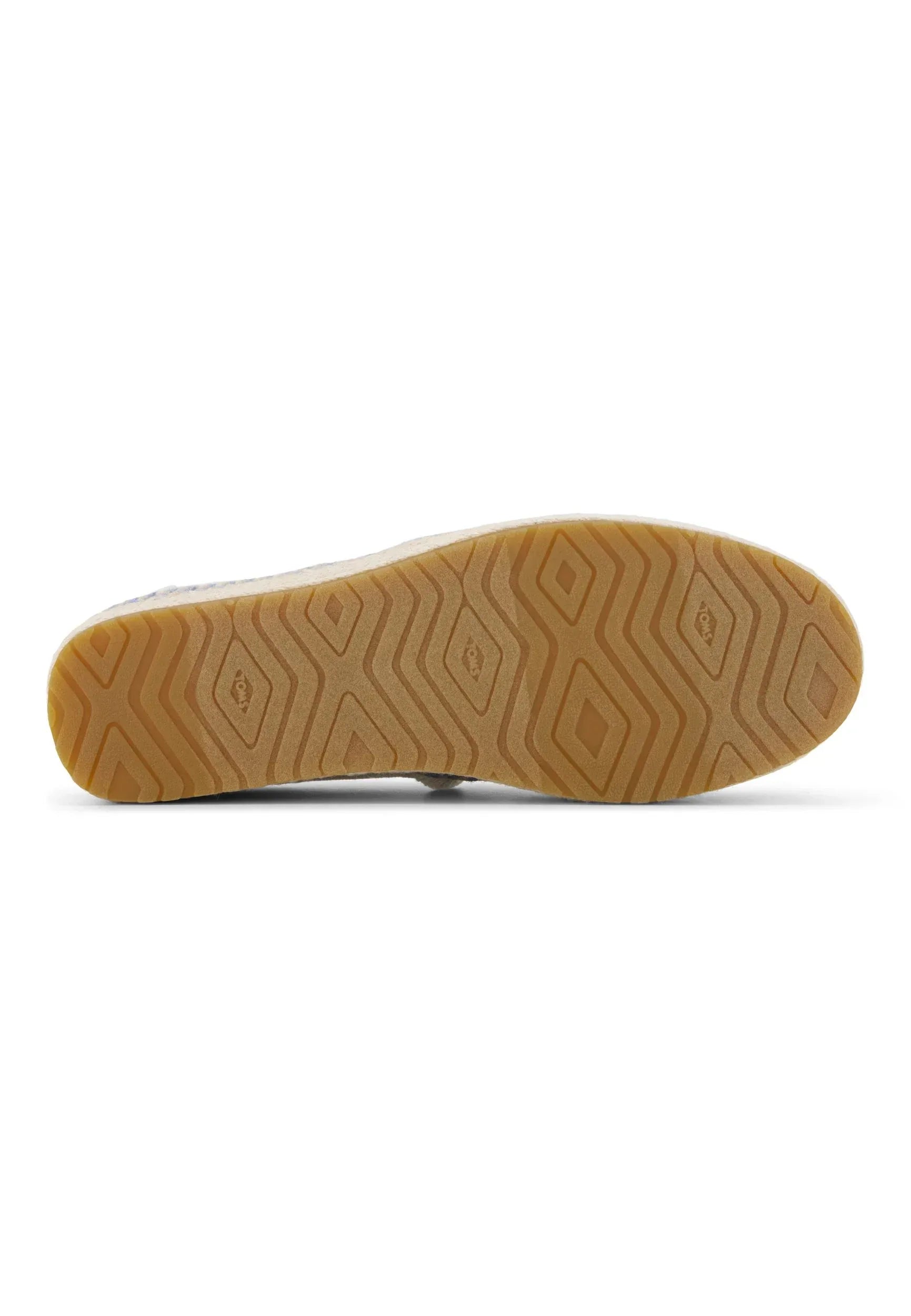 TOMS Damen Espadrilles VALENCIA 10023057 white onyx text denim fray