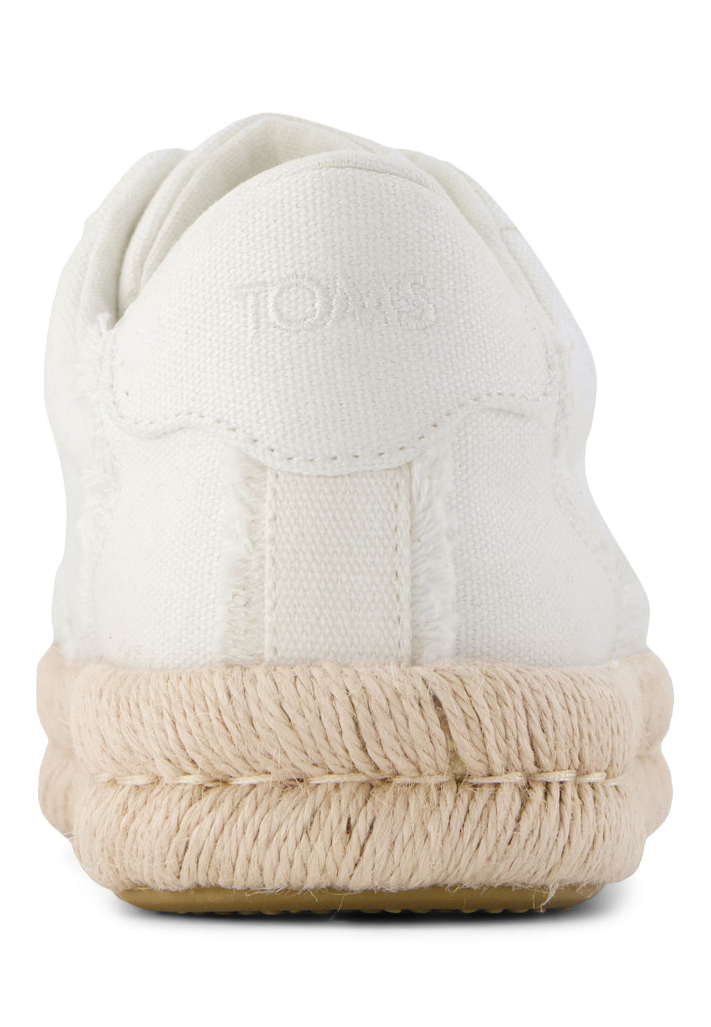 TOMS Damen Sneaker JESSE 10023114 white canvas fray