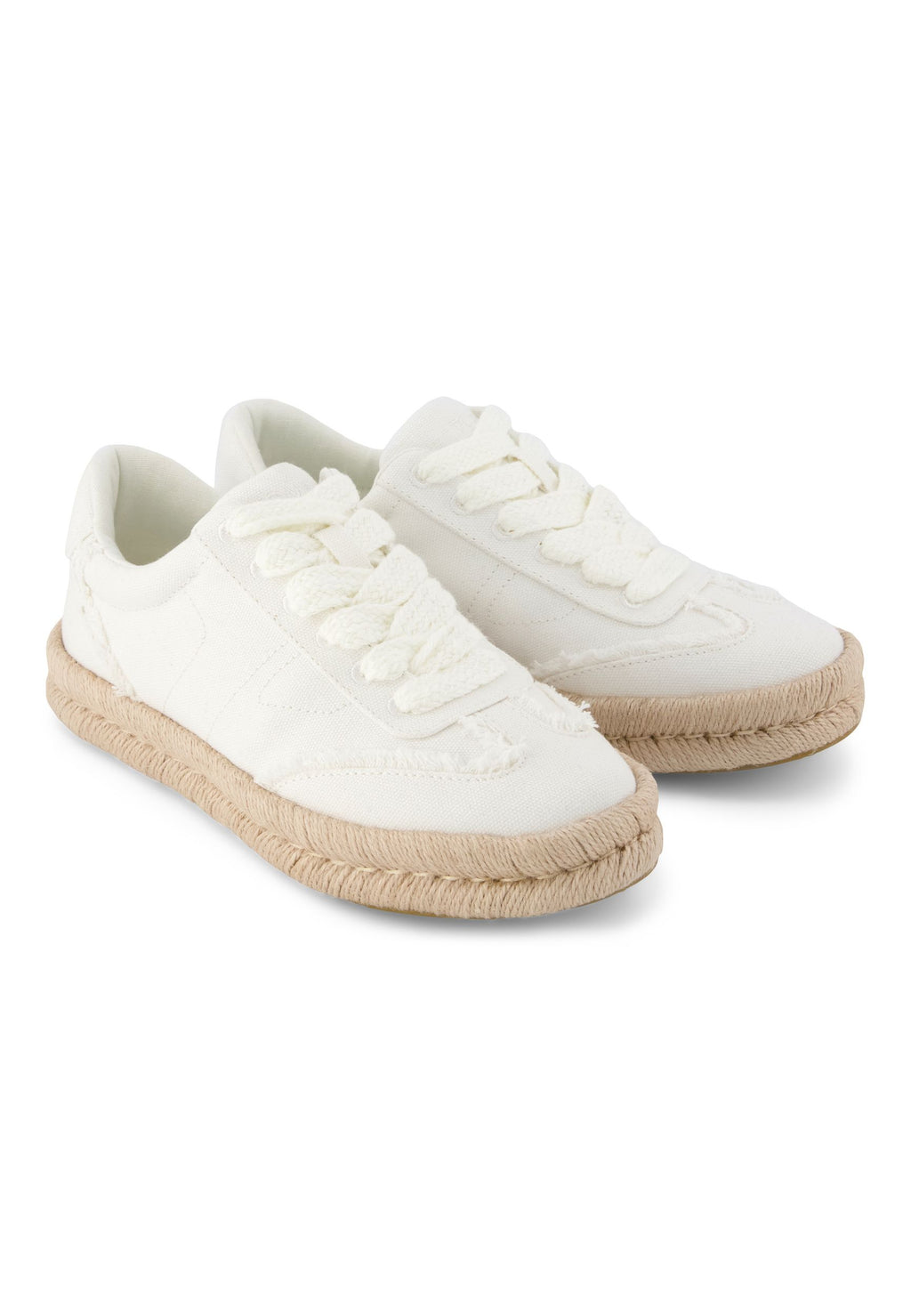 TOMS Damen Sneaker JESSE 10023114 white canvas fray