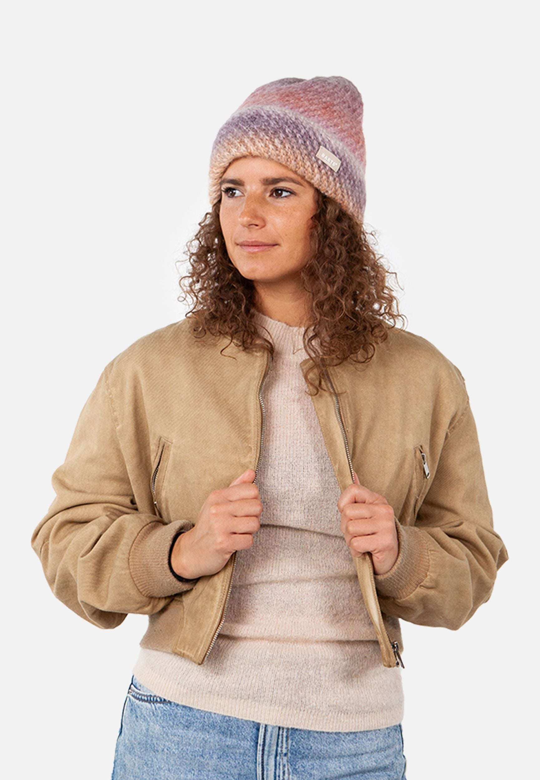 BARTS Damenmütze Beanie FANATAIL TURNUP berry