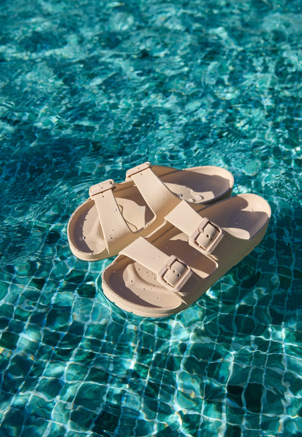 ESPADRIJ L'ORIGINALE Damen Pantolette AMI POOL beige