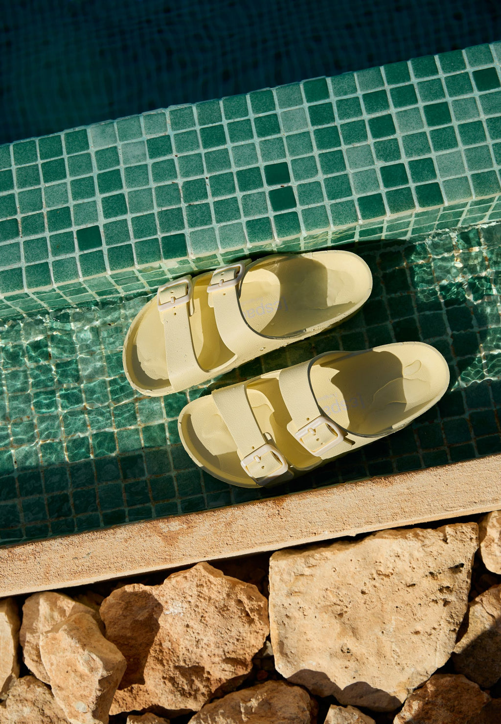 ESPADRIJ L'ORIGINALE Damen Pantolette AMI POOL jaune