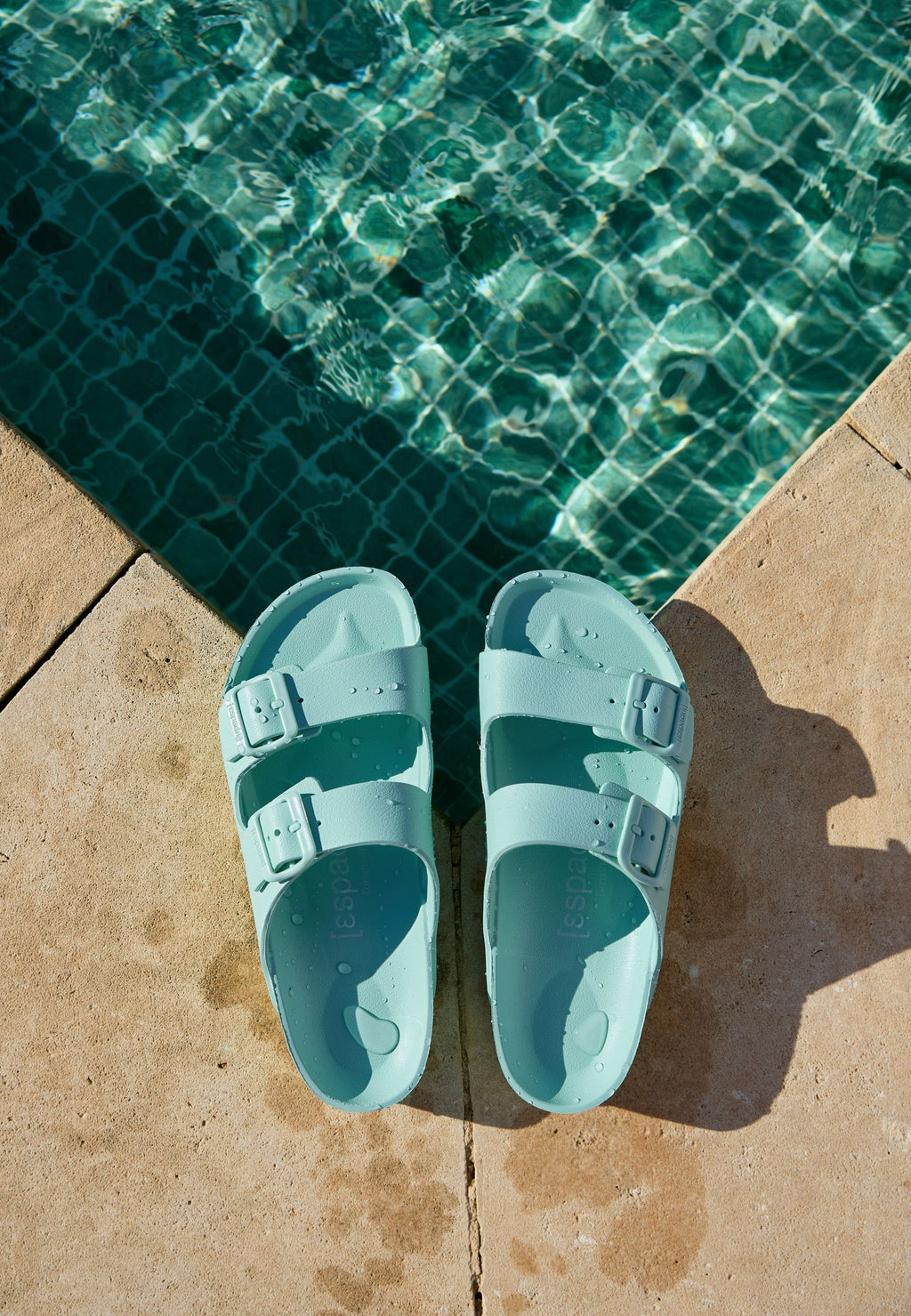 ESPADRIJ L'ORIGINALE Damen Pantolette - AMI POOL - mint