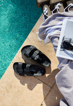 ESPADRIJ L'ORIGINALE Damen Pantolette - AMI POOL - noir