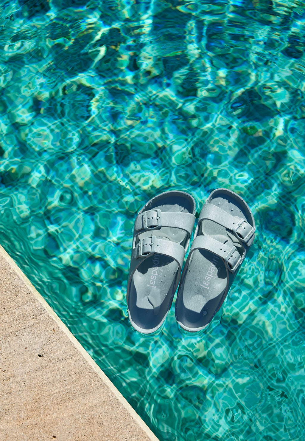 ESPADRIJ L'ORIGINALE Damen Pantolette AMI POOL pistache