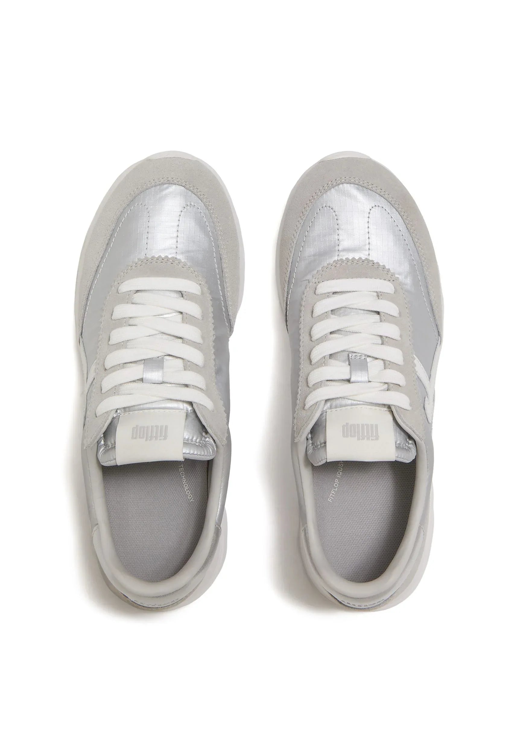 FITFLOP Damen Sneakers RETRO-Q FF silver urban white