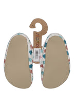 SLIPSTOP Kinder Hausschuhe Badeschuhe AFRO Elefanten hellbeige