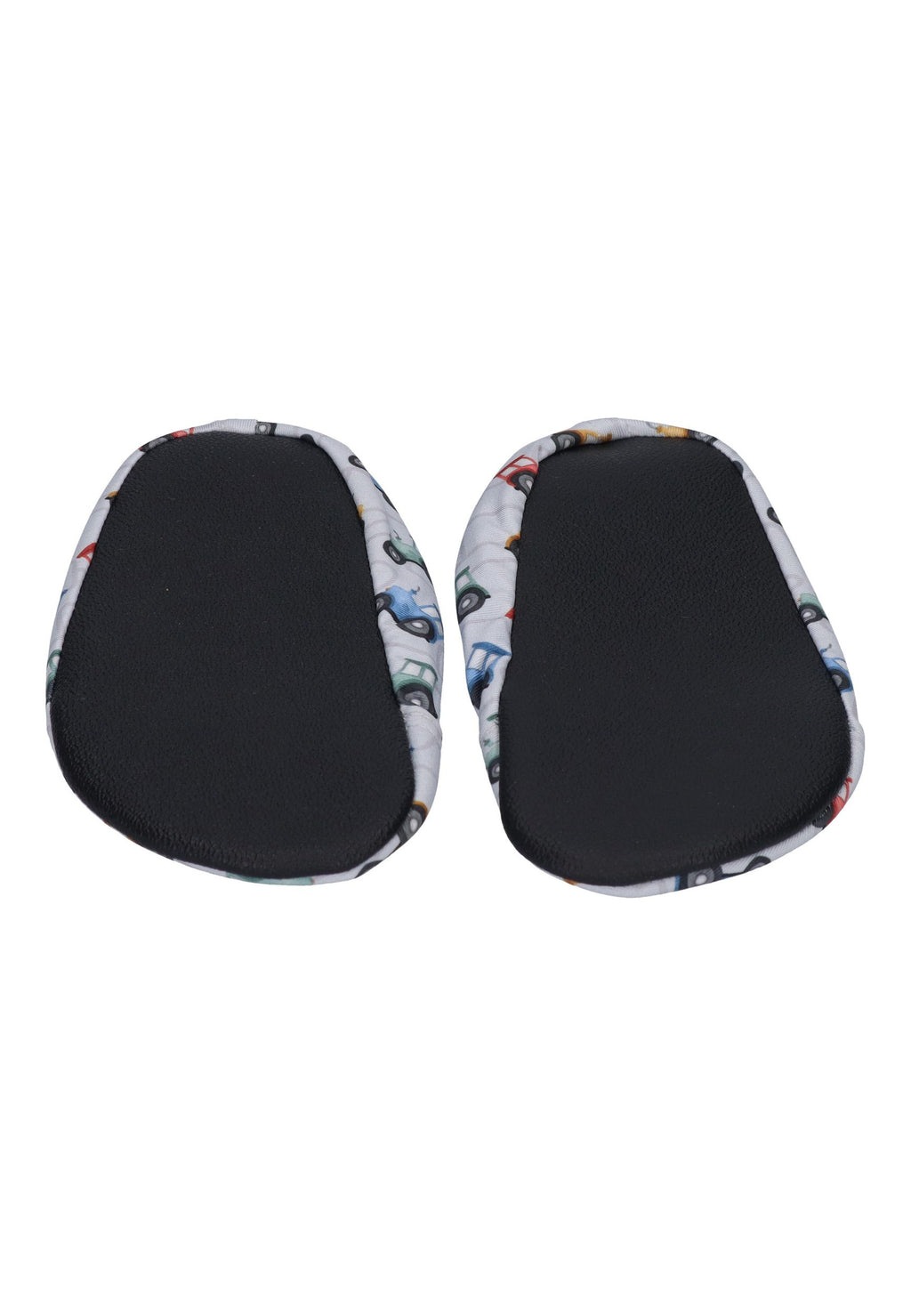 SLIPSTOP Kinder Hausschuhe Badeschuhe HARVESTER Traktoren Grau