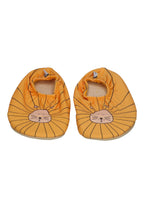 SLIPSTOP Kinder Hausschuhe Badeschuhe LEO Löwe gelb