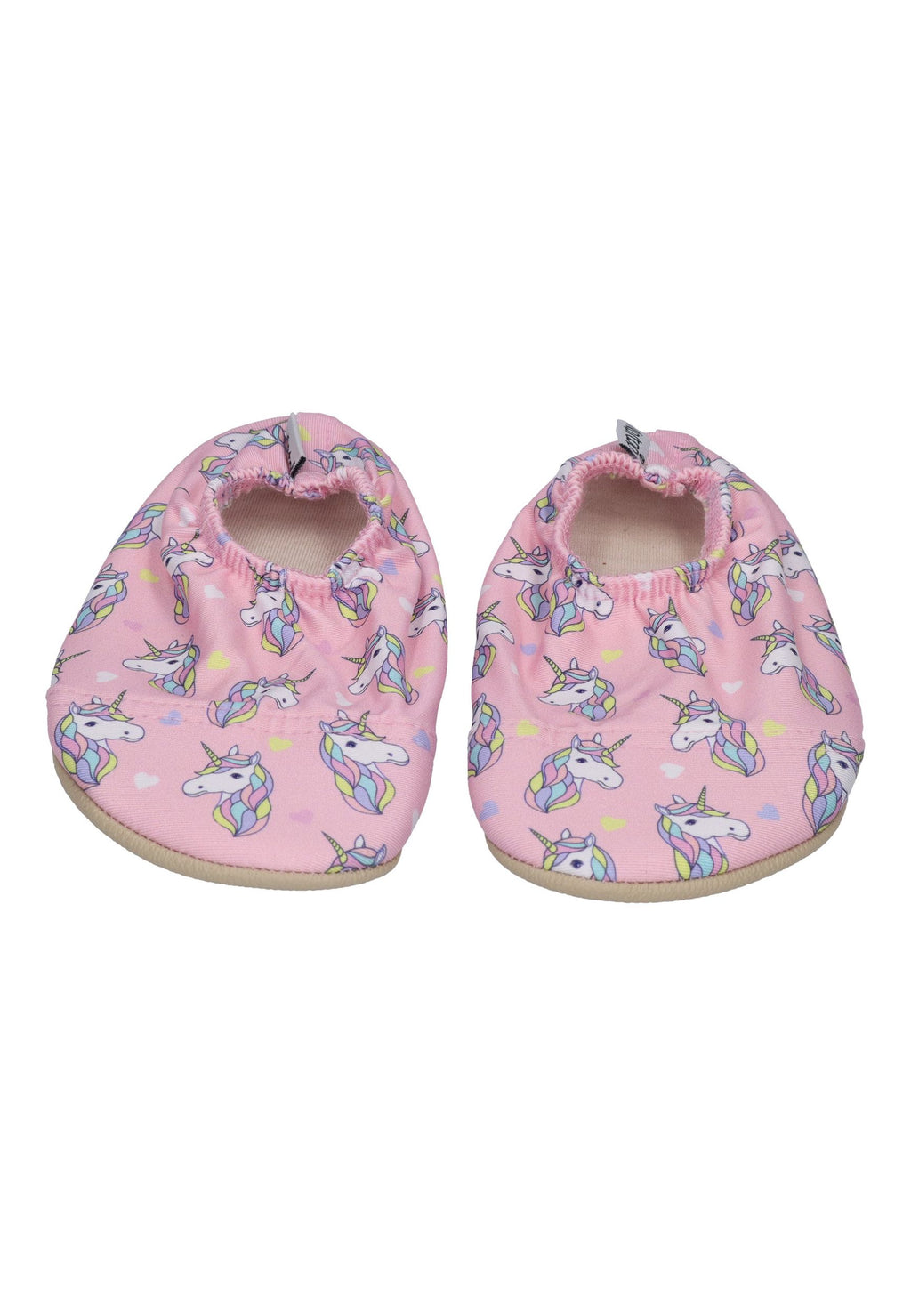 SLIPSTOP Kinder Hausschuhe Badeschuhe MYTHOS Einhörner hellrosa
