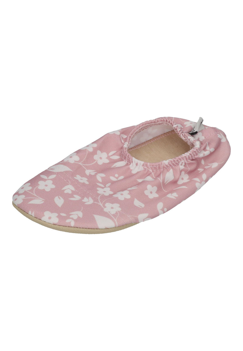 SLIPSTOP Kinder Hausschuhe Badeschuhe ROSE FLOWER Blumen Altrosa
