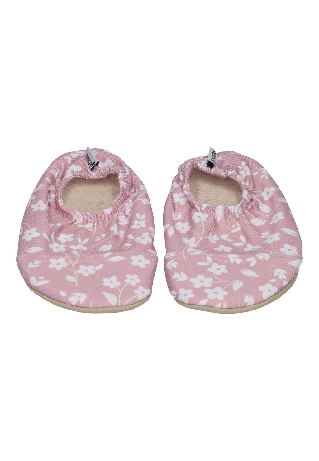 SLIPSTOP Kinder Hausschuhe Badeschuhe ROSE FLOWER Blumen Altrosa