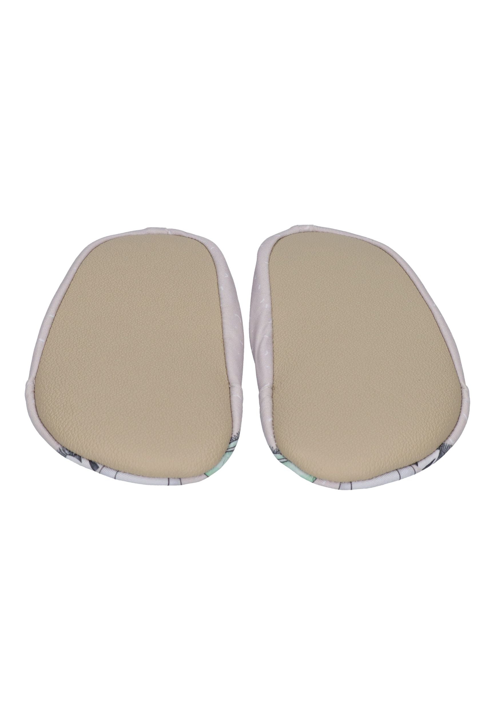 SLIPSTOP Kinder Hausschuhe Badeschuhe SAY CHEESE Tiere beige