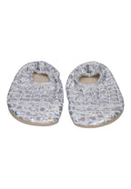 SLIPSTOP Kinder Hausschuhe Badeschuhe SILVER silberglänzend