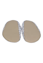 SLIPSTOP Kinder Hausschuhe Badeschuhe SILVER silberglänzend