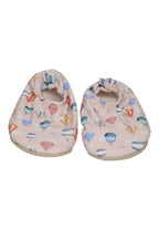 SLIPSTOP Kinder Hausschuhe Badeschuhe TWINKLE Heißluftballons beige