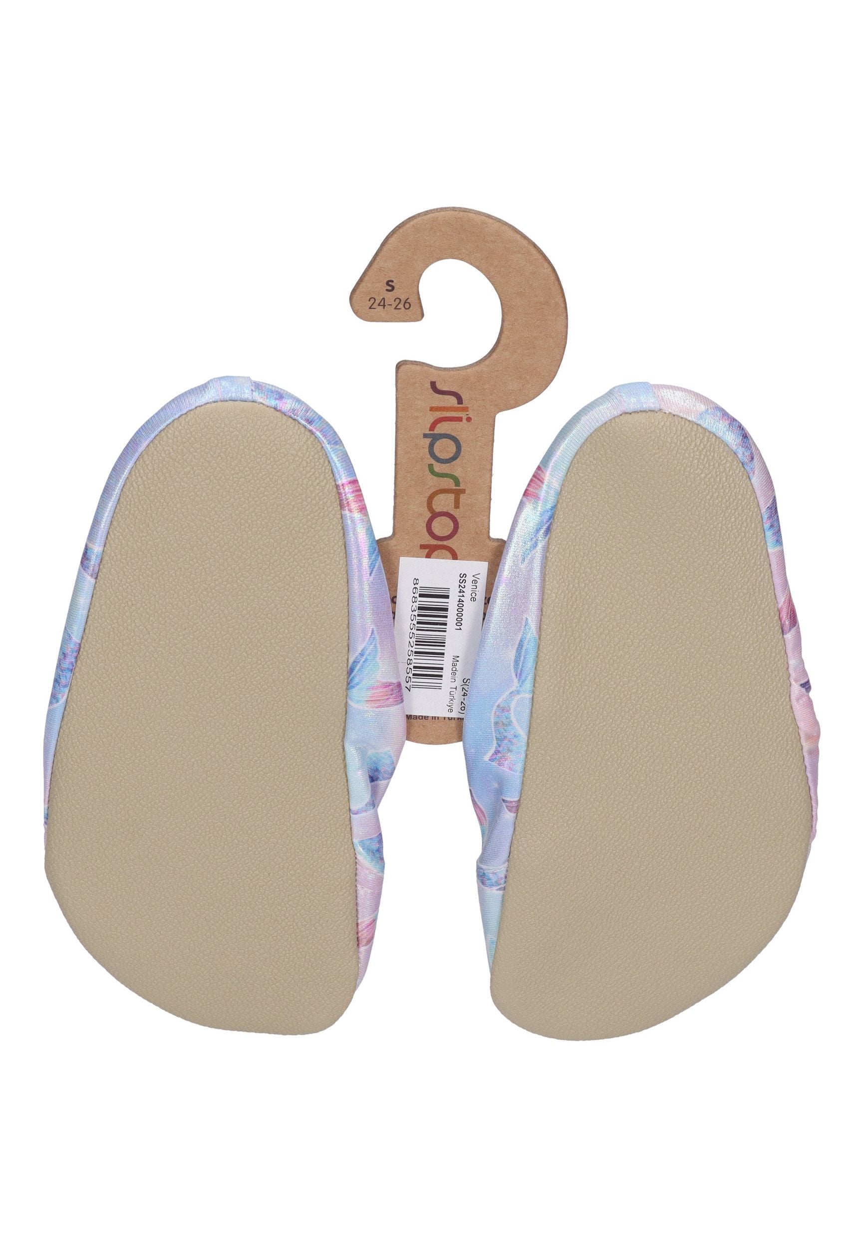 SLIPSTOP Kinder Hausschuhe Badeschuhe VENICE Flossen lila
