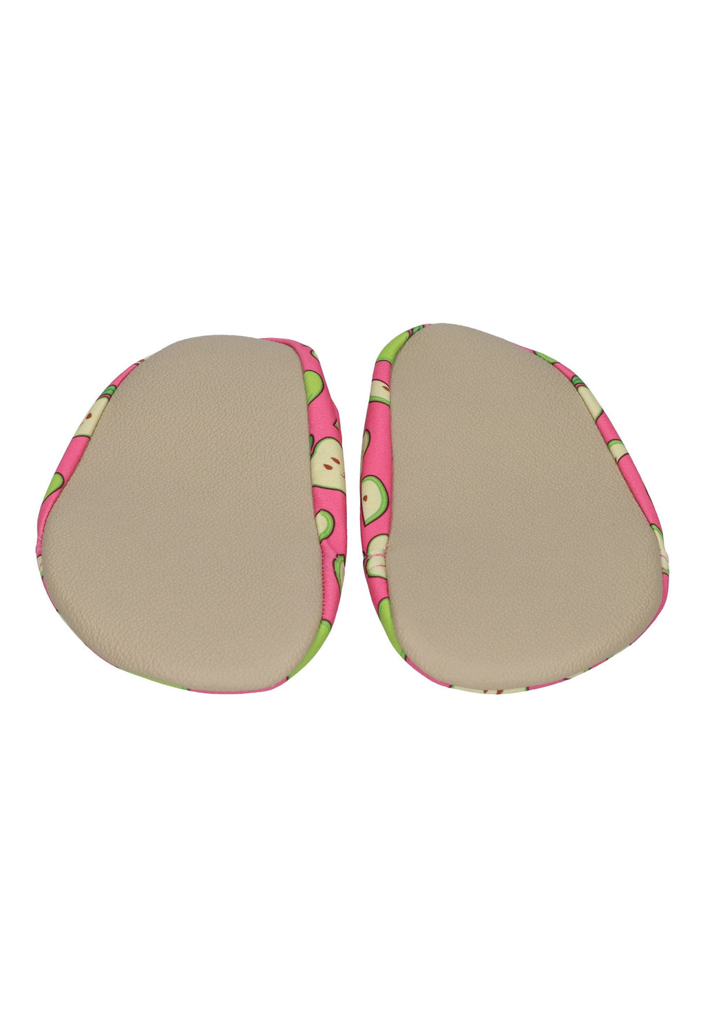 SLIPSTOP Kinder Hausschuhe Badeschuhe VERDE Äpfel pink