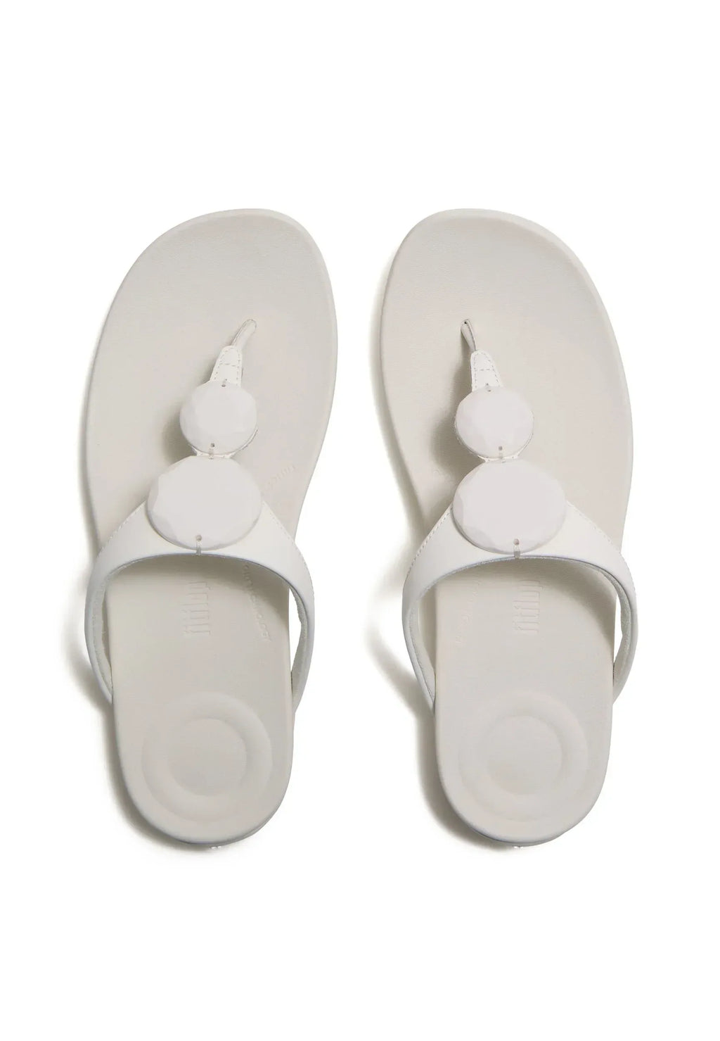 FitFlop - SOLAY GLOSSY-DISC TOE-POST SANDALS - Damen - Zehentrenner | Nur bei shoedeal.de, deinem Onlineshop für Sch – Bild 6